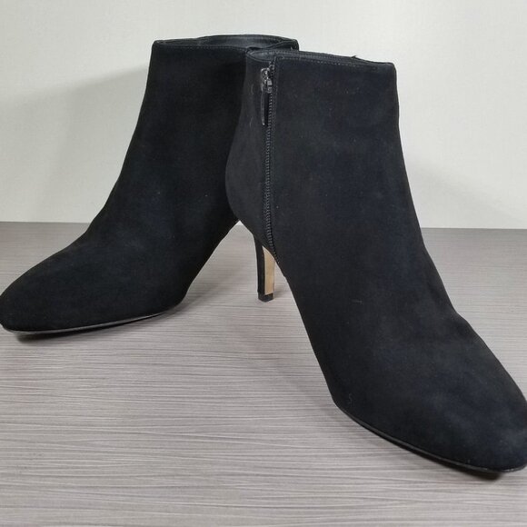 Via Spiga Aurora Bootie, Black Suede, Womens Size 9.5 M / 39.5 - Picture 4 of 10